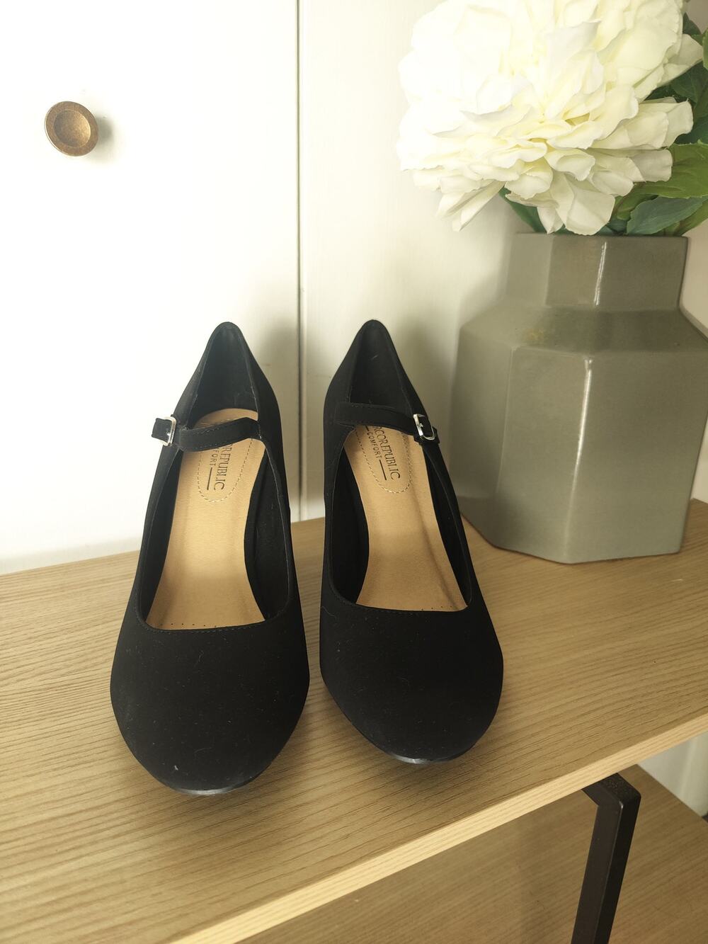Marco Republic Monaco Black Pumps Size 10